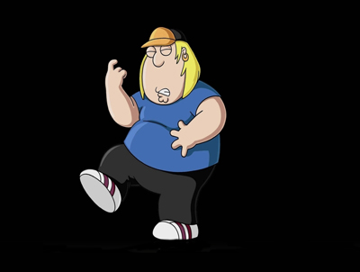 Chris Griffin from the popular cartoon series "Family Guy"